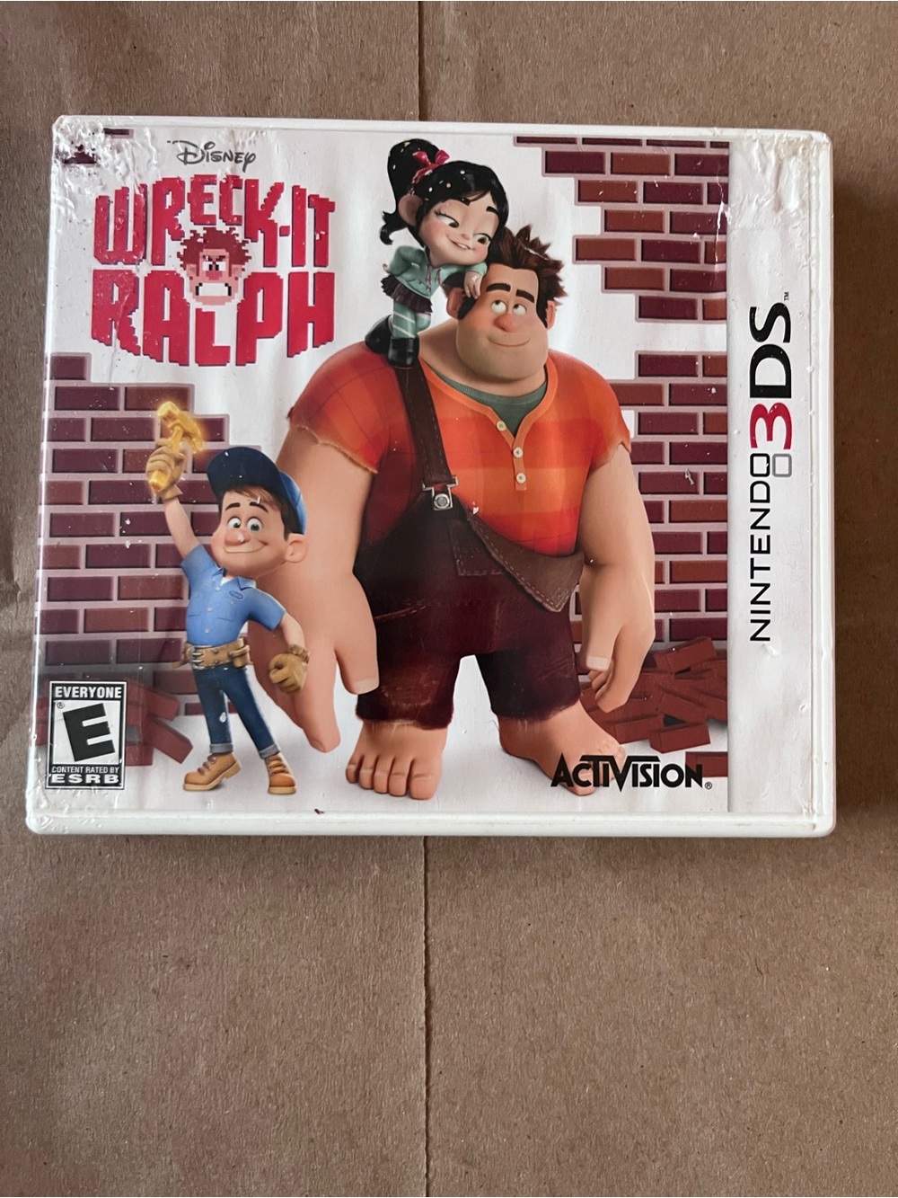 Nintendo 3DS Wreck-It Ralph Video Game - Red & White Cover